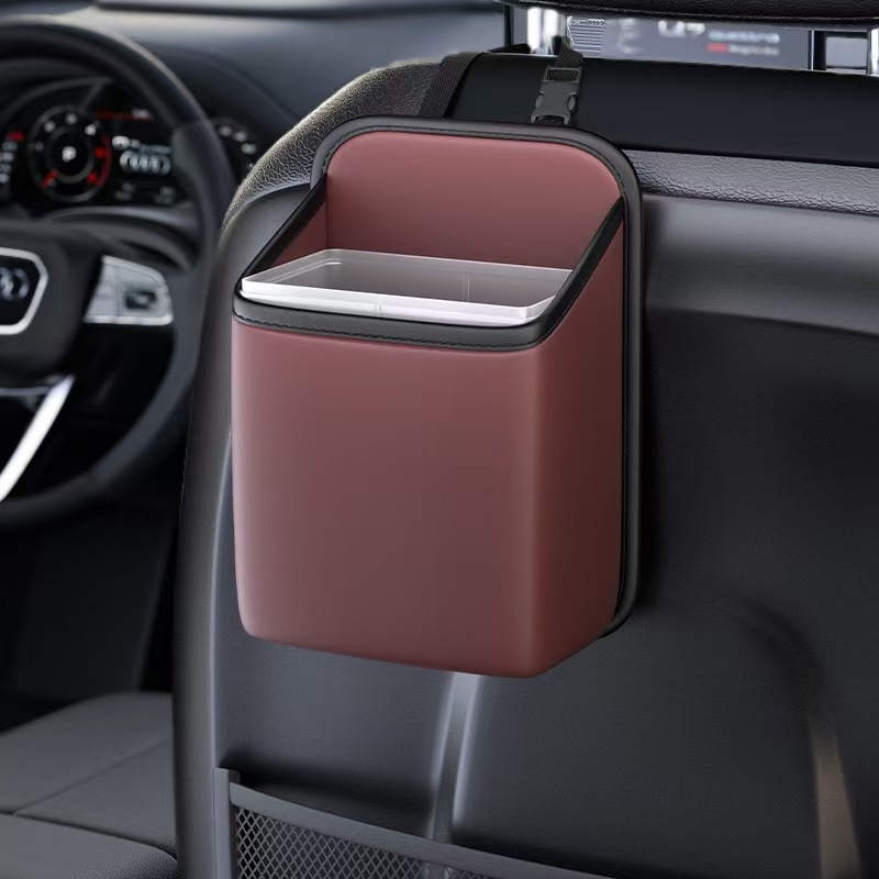 Viseća torba za pohranu iza stražnjeg sjedala automobila - Kožna, Vodootporna, S držalom, Univerzalna, Kutija za pohranu
