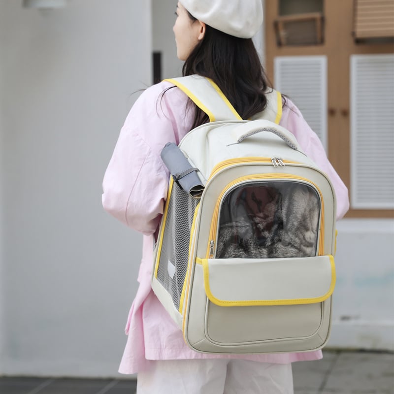 Σακίδιο μεταφοράς γάτας με σχέδιο διαστημικής κάψουλας, αναδιπλούμενο και διαπνέον, Υλικό PVC Oxford, Χωρητικότητα 6,5 kg, Τσάντα για κατοικίδια