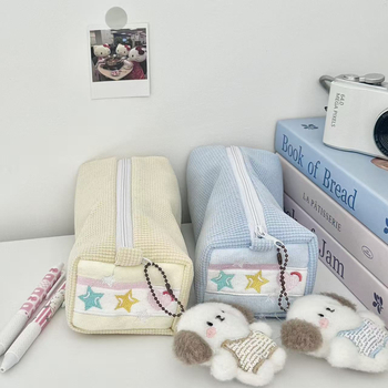 Θήκη μολυβιών Chengqian, ανάμικτο υλικό, καθολικό, INS στυλ, μεγάλη χωρητικότητα