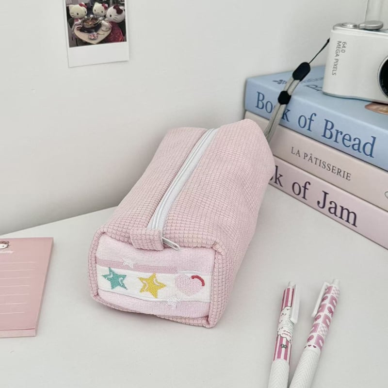 Θήκη μολυβιών Chengqian, ανάμικτο υλικό, καθολικό, INS στυλ, μεγάλη χωρητικότητα