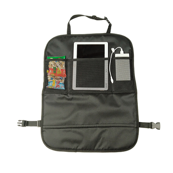 Protector din piele pentru spatele scaunului auto, cu buzunar de depozitare suspendat, potrivire universală, personalizabil