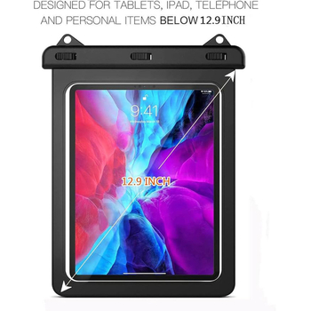 13-inčna prozirna PVC vodootporna torbica za tablet za aktivnosti na otvorenom