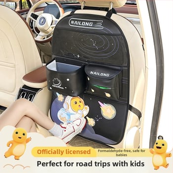 Organizator pentru spatele scaunului auto — suport de depozitare multifuncțional, din piele, pernă anti-șoc, posibilitate imprimare logo