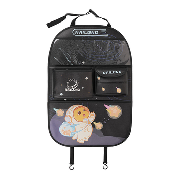 Organizator pentru spatele scaunului auto — suport de depozitare multifuncțional, din piele, pernă anti-șoc, posibilitate imprimare logo