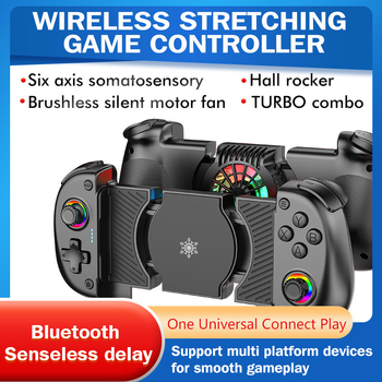 X5mini prijenosni gamepad s dvostrukim Hall senzorima, hlađenje, Bluetooth, USB-C i vibracija