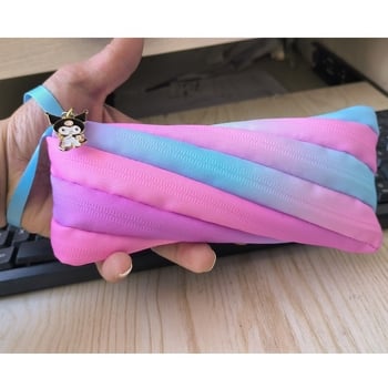 Θήκη μολυβιών με φερμουάρ, σχέδιο τέρας, μάρκα gkai, πολυεστέρας, γενικού σκοπού, κορεατικής έκδοσης