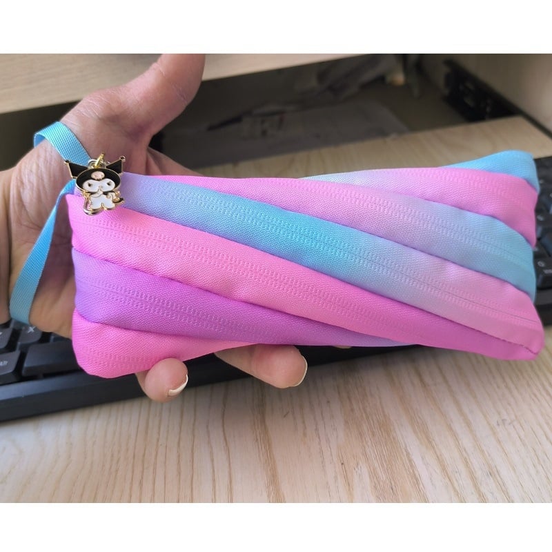 Θήκη μολυβιών με φερμουάρ, σχέδιο τέρας, μάρκα gkai, πολυεστέρας, γενικού σκοπού, κορεατικής έκδοσης