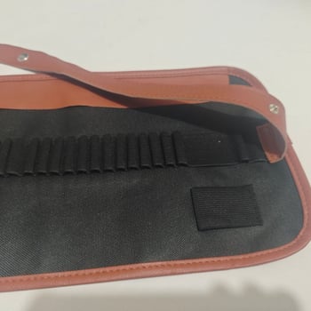 Nothing καμβάς ρολό θήκη για μολύβια με φερμουάρ – μινιμαλιστικό σχέδιο, unisex, για χρωματιστά μολύβια και καλλιτεχνικά εργαλεία, με ημι-διπλωμένο σχέδιασμό