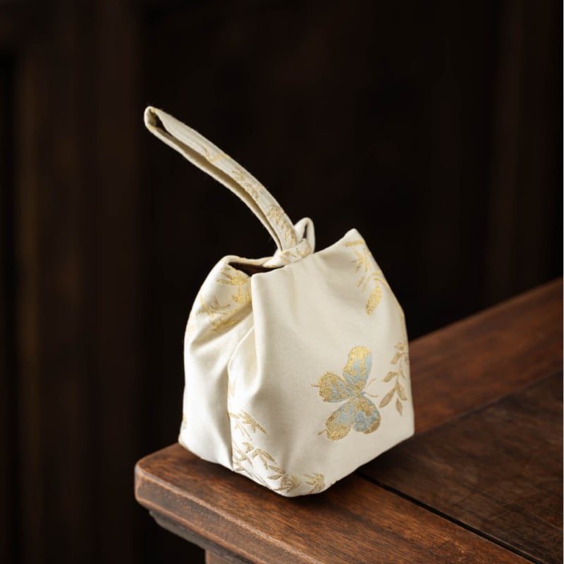 Θήκη αποθήκευσης σετ τσαγιού, φορητή υφασμάτινη θήκη για τσαγιού, πολυχρηστική, νέο κινέζικο στυλ