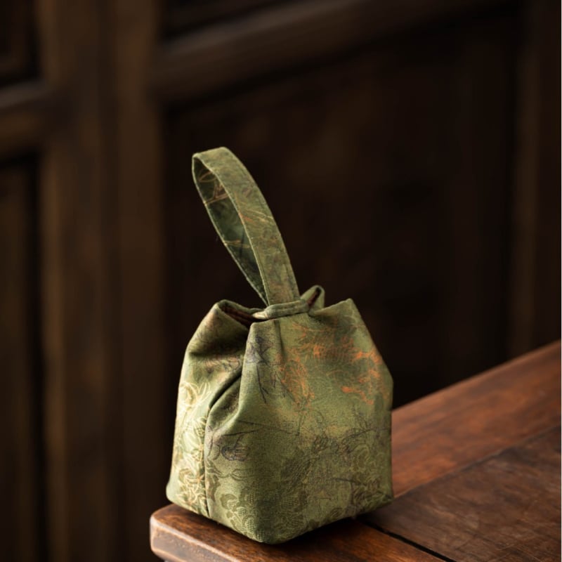 Θήκη αποθήκευσης σετ τσαγιού, φορητή υφασμάτινη θήκη για τσαγιού, πολυχρηστική, νέο κινέζικο στυλ