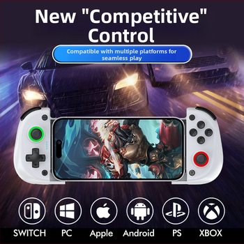 X5mini bezdrôtový herný ovládač Bluetooth, dvojité Hall senzory, vibrácie, TYPE-C rozhranie, kompatibilný s mobily/tabletami/PC/PS/Switch