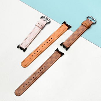 Mi Band 8/9 Каишка от кожа с каре — спортна, против изпотяване, универсална (Бранд: Alles; Стил: Прост; Съвместимост: Mi Band 8/9)