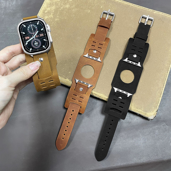 Λουρί Apple Watch από δέρμα Crazy Horse πρώτης στρώσης, 20 mm, αγκράφα με καρφί