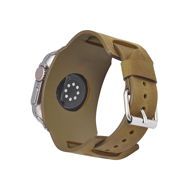 Λουρί Apple Watch από δέρμα Crazy Horse πρώτης στρώσης, 20 mm, αγκράφα με καρφί