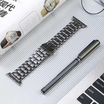 Titániumový kovový remienok na Apple Watch Ultra2, rozhranie 22 mm, skladacia spona, hmotnosť cca 65 g