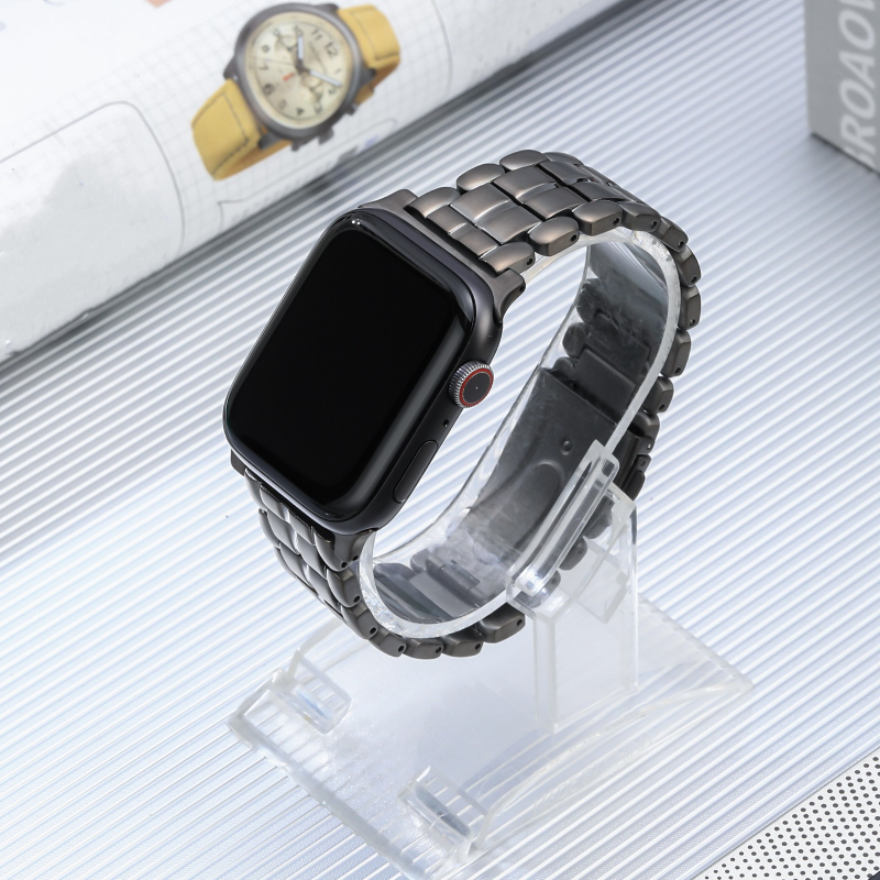 Titániumový kovový remienok na Apple Watch Ultra2, rozhranie 22 mm, skladacia spona, hmotnosť cca 65 g