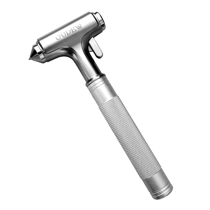 Mini sigurnosni čekić za auto od aluminijske legure, potpuno metalni (OUDEW; Brand: OUDEW; Material: aluminijska legura; Podrijetlo: Zhejiang; Prilagodba: Da; Težina: 310 g)