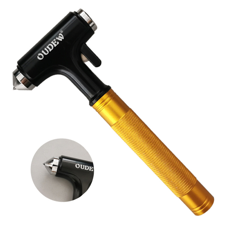 Mini sigurnosni čekić za auto od aluminijske legure, potpuno metalni (OUDEW; Brand: OUDEW; Material: aluminijska legura; Podrijetlo: Zhejiang; Prilagodba: Da; Težina: 310 g)