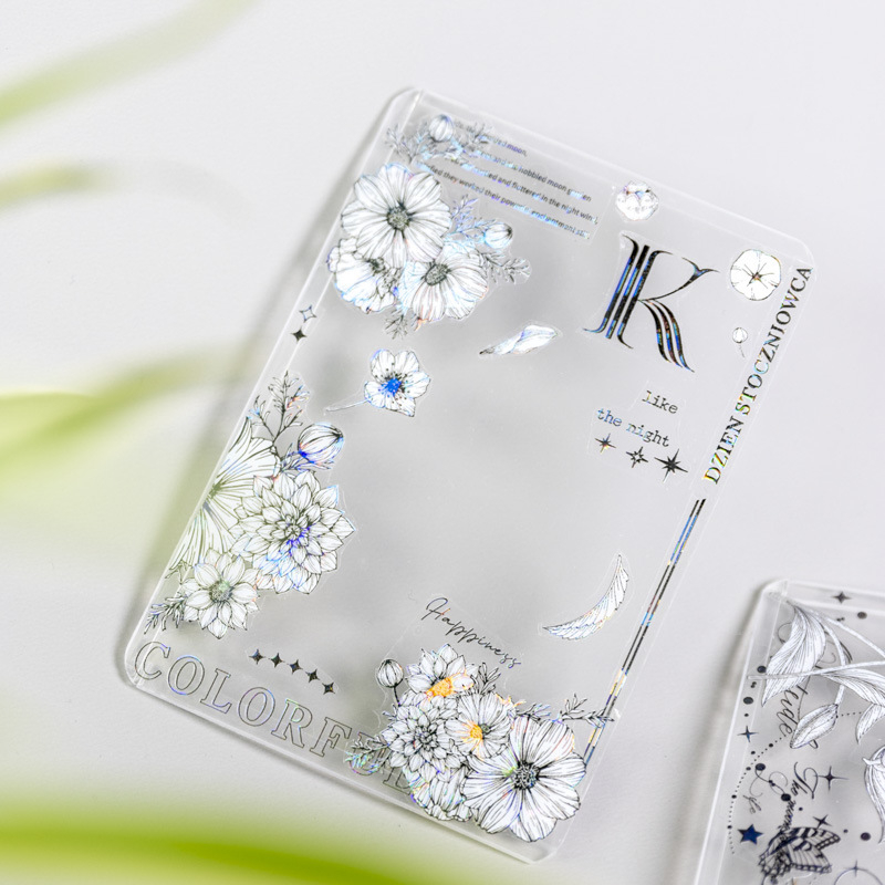 Bandă Ketchup Girl – seria Live Like a Plant, tema Shell Light Flower, material PET, proces de imprimare