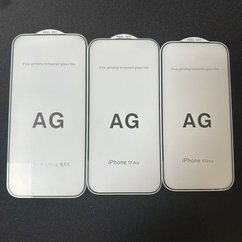 Protecție ecran din sticlă temperată pentru iPhone 17 Pro – margini ultra-subțiri, finisaj mat, claritate HD, antiamprentă, acoperire totală