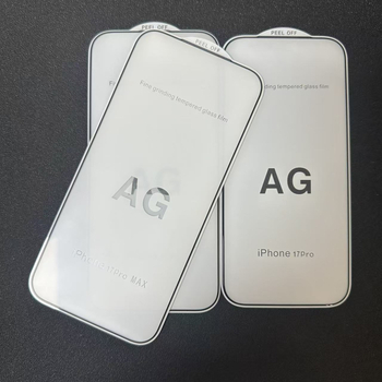 Protecție ecran din sticlă temperată pentru iPhone 17 Pro – margini ultra-subțiri, finisaj mat, claritate HD, antiamprentă, acoperire totală