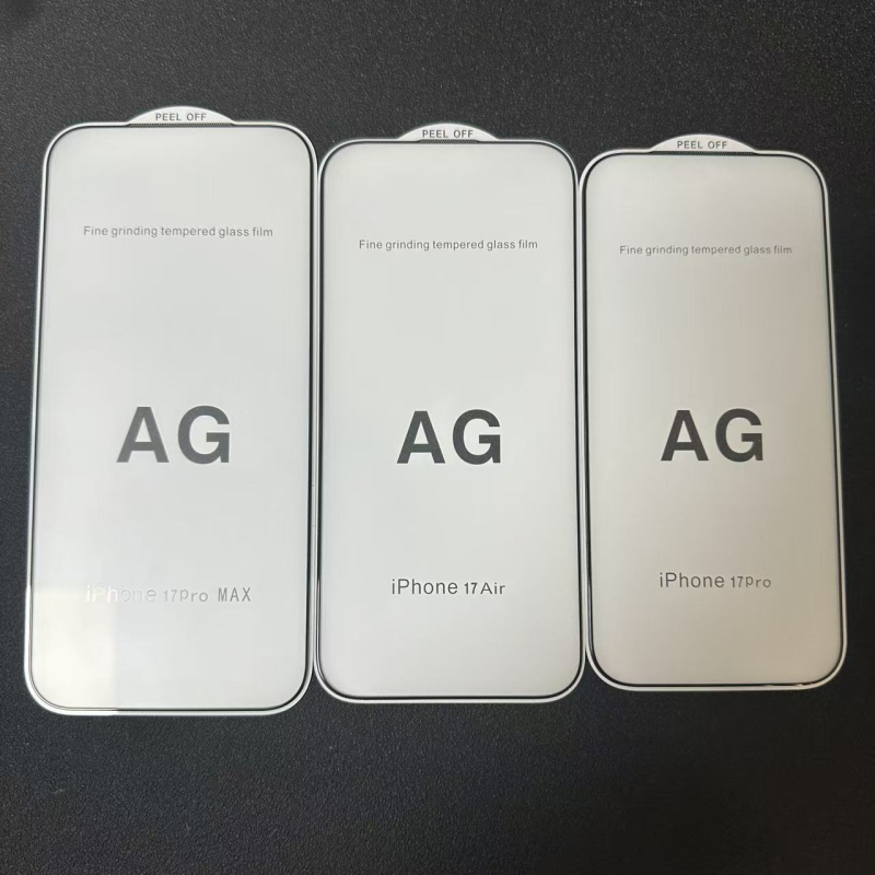 Protecție ecran din sticlă temperată pentru iPhone 17 Pro – margini ultra-subțiri, finisaj mat, claritate HD, antiamprentă, acoperire totală