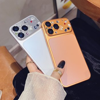 Prsteň ochrany objektívu fotoaparátu pre iPhone 17 s rhinestones, diamantovou vsadkou a hviezdičkovým motívom