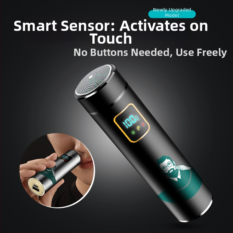 Nutikas induktsiooniline elektriline pardel, 1 pöörlev pea, veekindel, USB laadimine, sisseehitatud 1000–1200 mAh aku, tööaeg üle 60 minuti