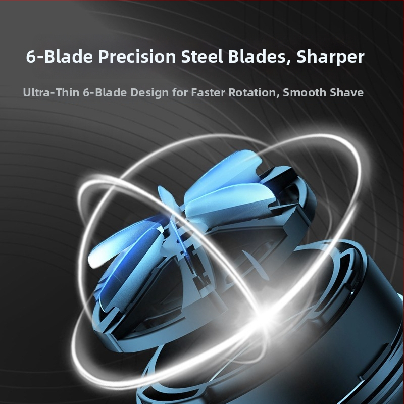 Nutikas induktsiooniline elektriline pardel, 1 pöörlev pea, veekindel, USB laadimine, sisseehitatud 1000–1200 mAh aku, tööaeg üle 60 minuti