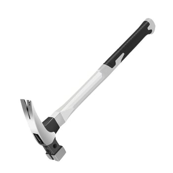 Claw Hammer – κεφαλή από υψηλού άνθρακα χάλυβα, λαβή από ίνες, 0.75 kg, κεφαλή τετράγωνη/στρογγυλή
