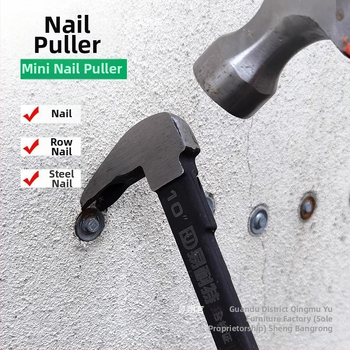 Heksagonalni štap od karbonskog čelika – višenamjenski alat za vađenje noktiju, s čekićem