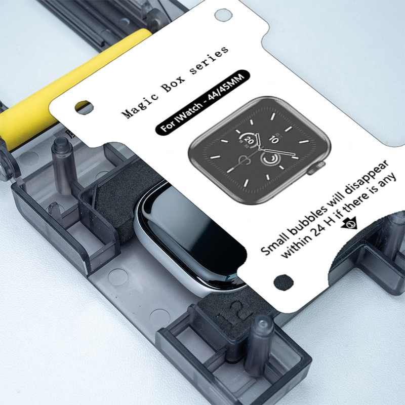 Alat za primjenu folije za Apple Watch S11 – Magic Box, prostorija bez prašine za trenutnu primjenu folije (kompatibilno s iWatch S9)