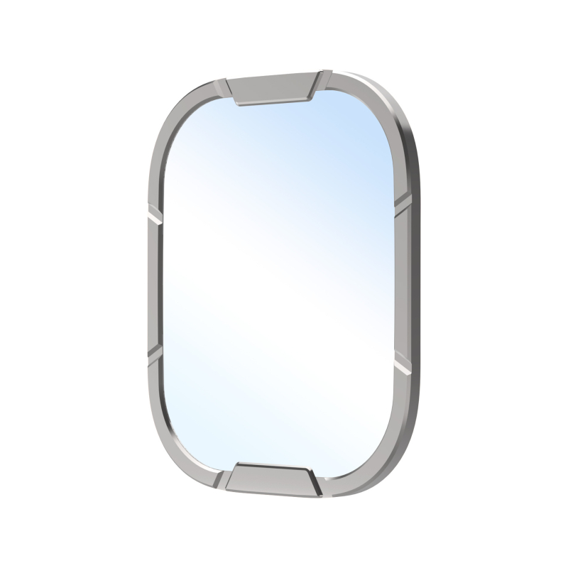 Apple Watch Ultra 1/2 cadru metalic, protector de ecran din sticlă securizată