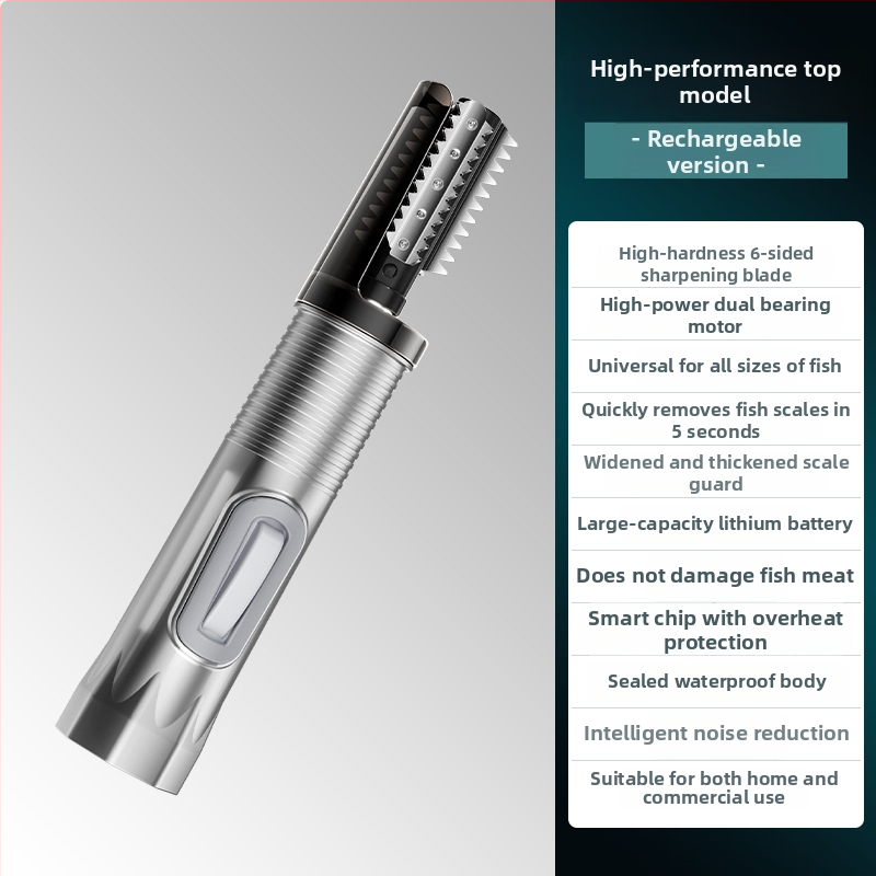 Ηλεκτρικός απολεπτήρας ψαριών — πλήρως αυτοματοποιημένος, επαγγελματικός για εμπορική επεξεργασία ψαριών, από ανοξείδωτο ατσάλι 304