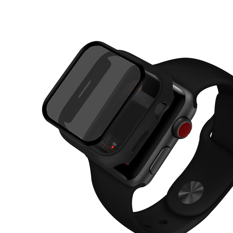 Kućište za Apple Watch s zaštitom privatnosti i integriranim staklom zaštitnim slojem, Series 9, kompatibilno sa Series 8