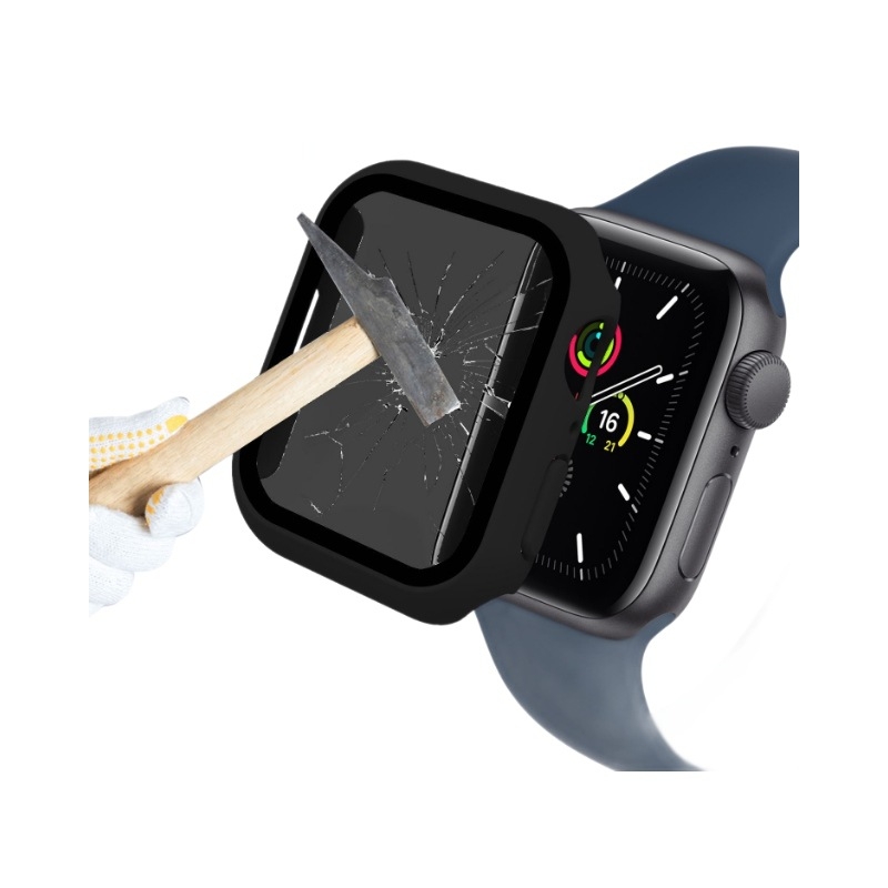 Kućište za Apple Watch s zaštitom privatnosti i integriranim staklom zaštitnim slojem, Series 9, kompatibilno sa Series 8