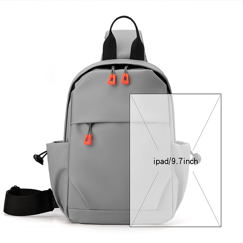 IVSIONS Muška prsna torba od Oxford platna, crossbody, ulični stil, otporna na habanje