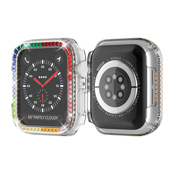 Collar Yue PC kućište za Apple Watch s dijamantima u jednom redu