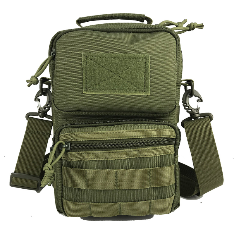 Muška kamuflaža prsna torbica s crossbody remenom | Materijal 600D Oxford, najlonska traka, otporna na habanje, podstava od najlona