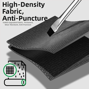 Τσάντα εργαλείων ηλεκτρολόγου, φορητή από καμβά, αδιάβροχη, για αποθήκευση και επισκευές, ανθεκτική στη φθορά με παχύτερη κατασκευή.