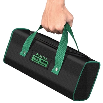 Τσάντα εργαλείων ηλεκτρολόγου, φορητή από καμβά, αδιάβροχη, για αποθήκευση και επισκευές, ανθεκτική στη φθορά με παχύτερη κατασκευή.