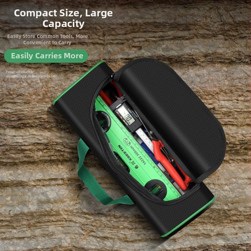 Τσάντα εργαλείων ηλεκτρολόγου, φορητή από καμβά, αδιάβροχη, για αποθήκευση και επισκευές, ανθεκτική στη φθορά με παχύτερη κατασκευή.