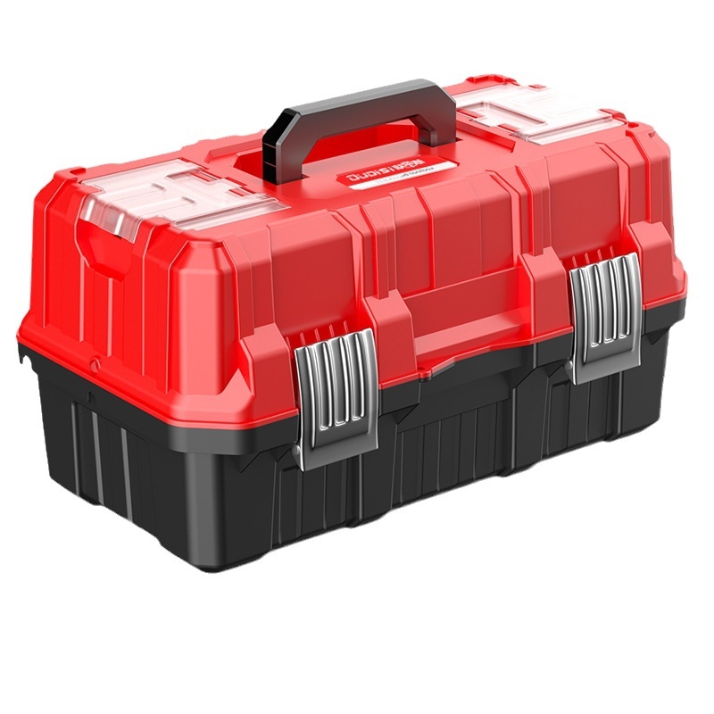 Otis presklopna kutija za alate s tri razine — plastična kutija za alate, nosivost 80 kg, okvir PP, trostruki dizajn, porijeklo: Linyi, Shandong