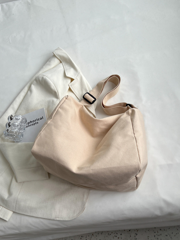 Ženska Tote torba u korejskom stilu, velika kapaciteta, crossbody s jednom naramenicom, washed vintage canvas bucket torba