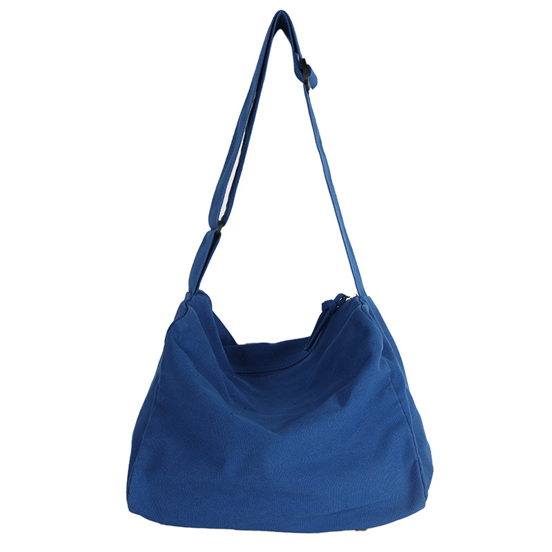 Ženska Tote torba u korejskom stilu, velika kapaciteta, crossbody s jednom naramenicom, washed vintage canvas bucket torba