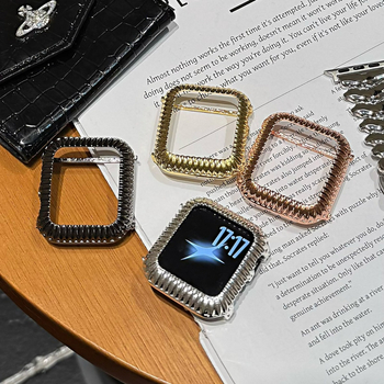 Varinis metalo dėklas su nugaros sagtimi Apple Watch – Fohuas, 40 g, Dėžutėje pakuotė, Sandėlyje