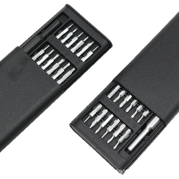 Прецизен набор отвертки за домашно разглобяване на компютри и мобилни устройства, магнитни върхове, стомана 45#, тегло 0.12
