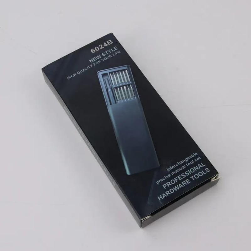 Прецизен набор отвертки за домашно разглобяване на компютри и мобилни устройства, магнитни върхове, стомана 45#, тегло 0.12