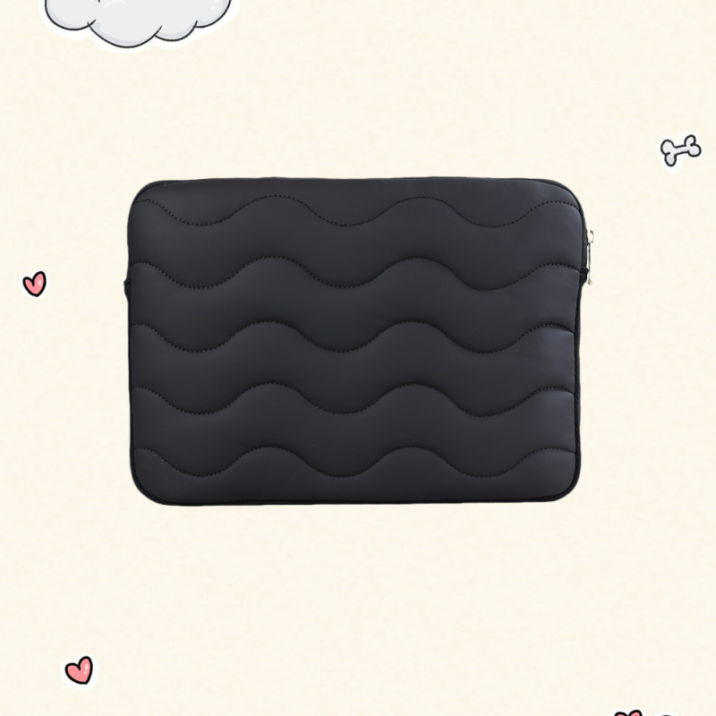 Τσάντα MacBook Air/Pro για φορητό υπολογιστή — αδιάβροτο PU, ανθεκτικό σε κραδασμούς, μονόχρωμο σχέδιο, επένδυση πολυεστέρα, χειμώνας 2024, Unisex, επιχειρηματικό στυλ Elite