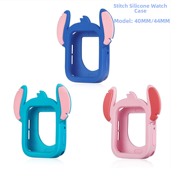 KEMOKA silikónový karikatúrny ochranný kryt pre Apple Watch – karikatúrny dizajn, ochranný obal